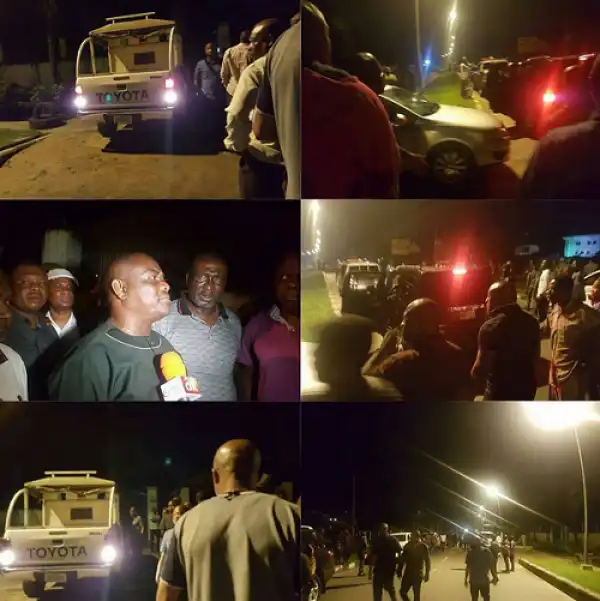 Uproar in Rivers state as Police, DSS threaten to shoot Governor Wike